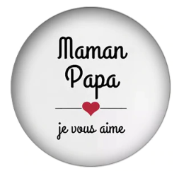 magnet papa maman je vous aime